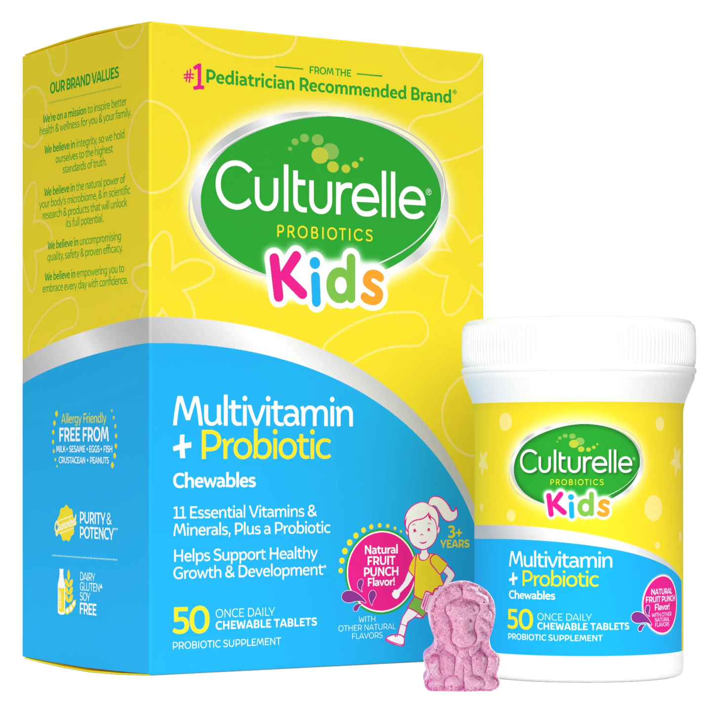 Kids Multivitamin + Probiotic Chewables