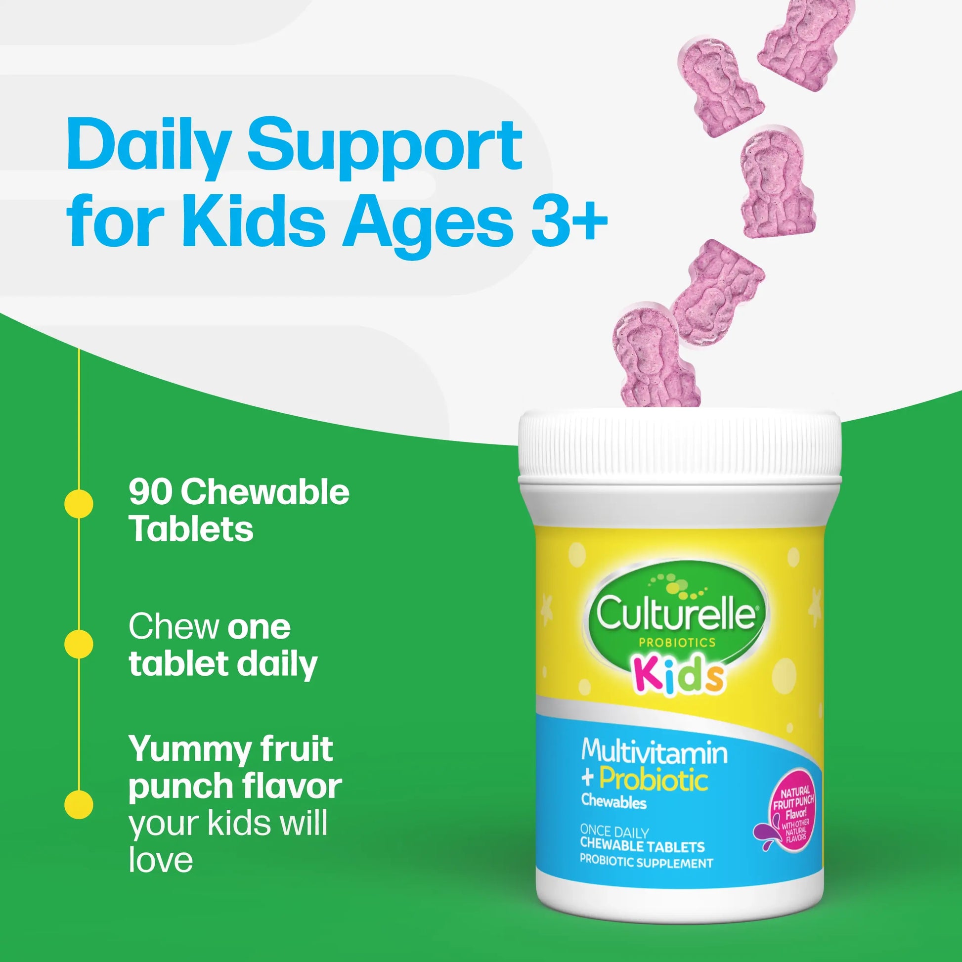 Kids Multivitamin + Probiotic Chewables