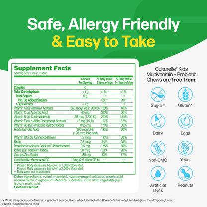 Kids Multivitamin + Probiotic Chewables