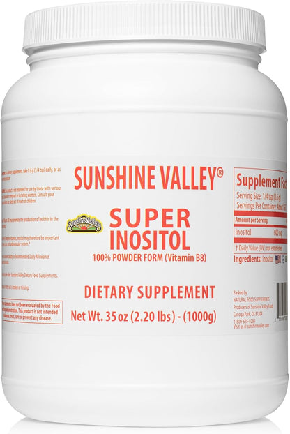 ® Super Inositol Powder – Dietary Supplement, Wellness & Healthy Lifestyle – Unflavored Powder – 35 Oz