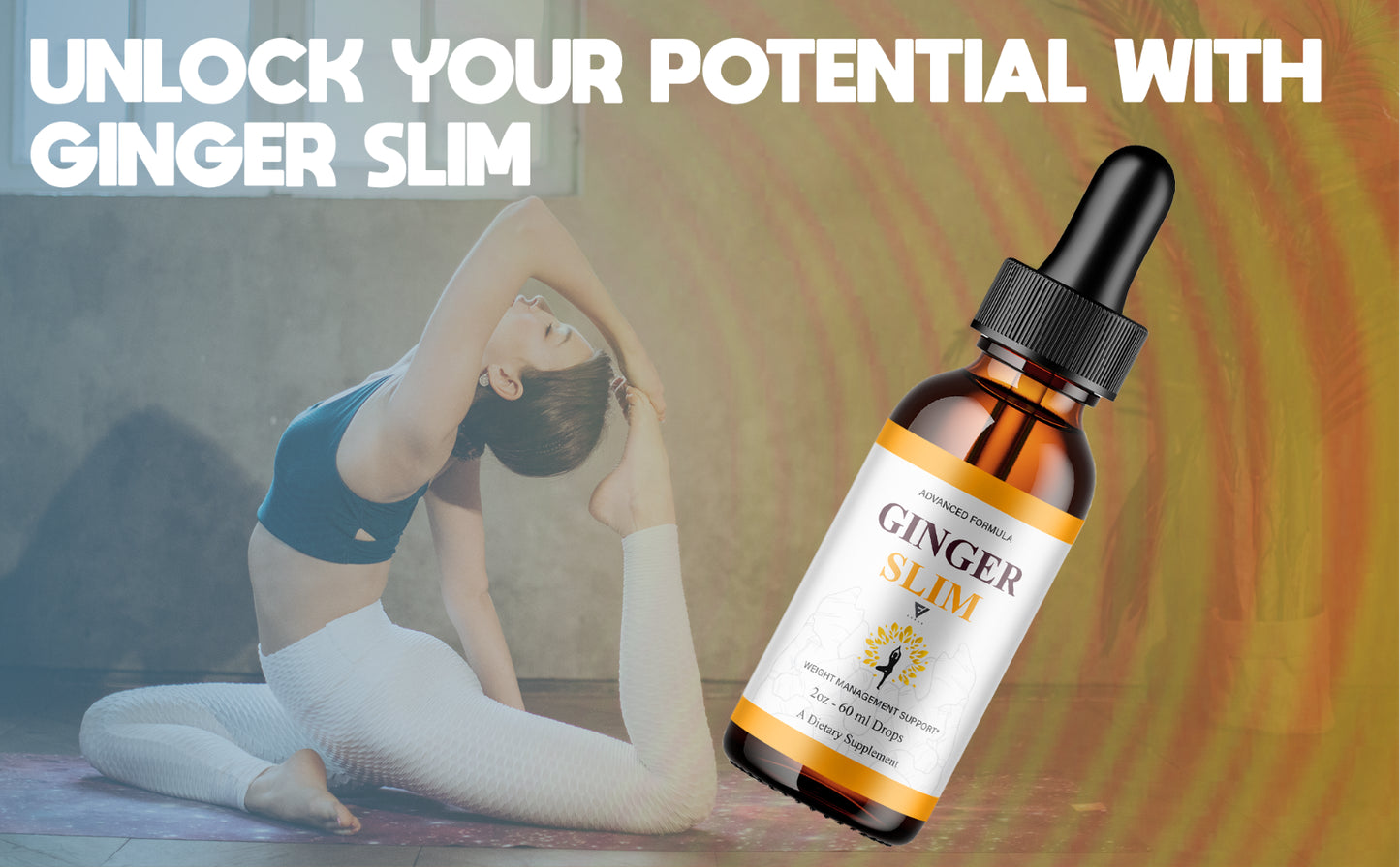 Ginger Slim Drops Extra Strength Gingerslim Wellness Supplement (2Oz)