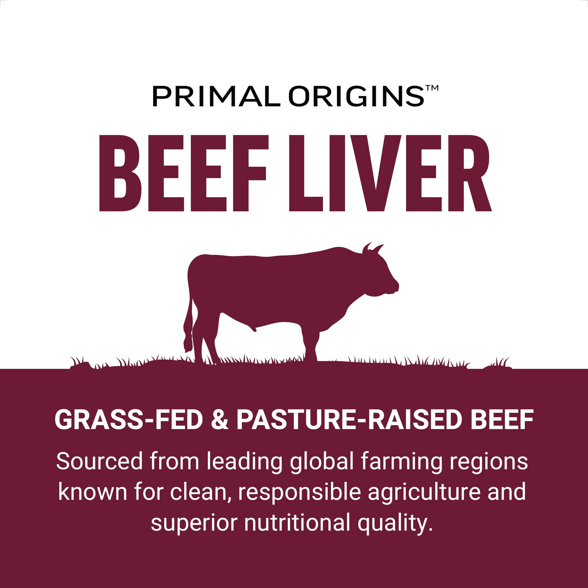 Primal Origins Beef Liver, Grass Fed Beef Organ Supplement, Pasture-Raised, Hormone & Antibiotic Free, Non-Gmo, 150 Capsules