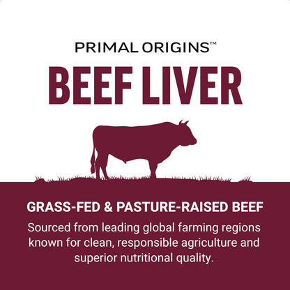 Primal Origins Beef Liver, Grass Fed Beef Organ Supplement, Pasture-Raised, Hormone & Antibiotic Free, Non-Gmo, 150 Capsules