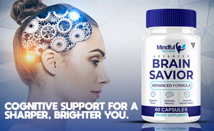 (2 Pack) Mindfull Wellness Brain Savior Mindful Wellness Pills (120 Capsules)