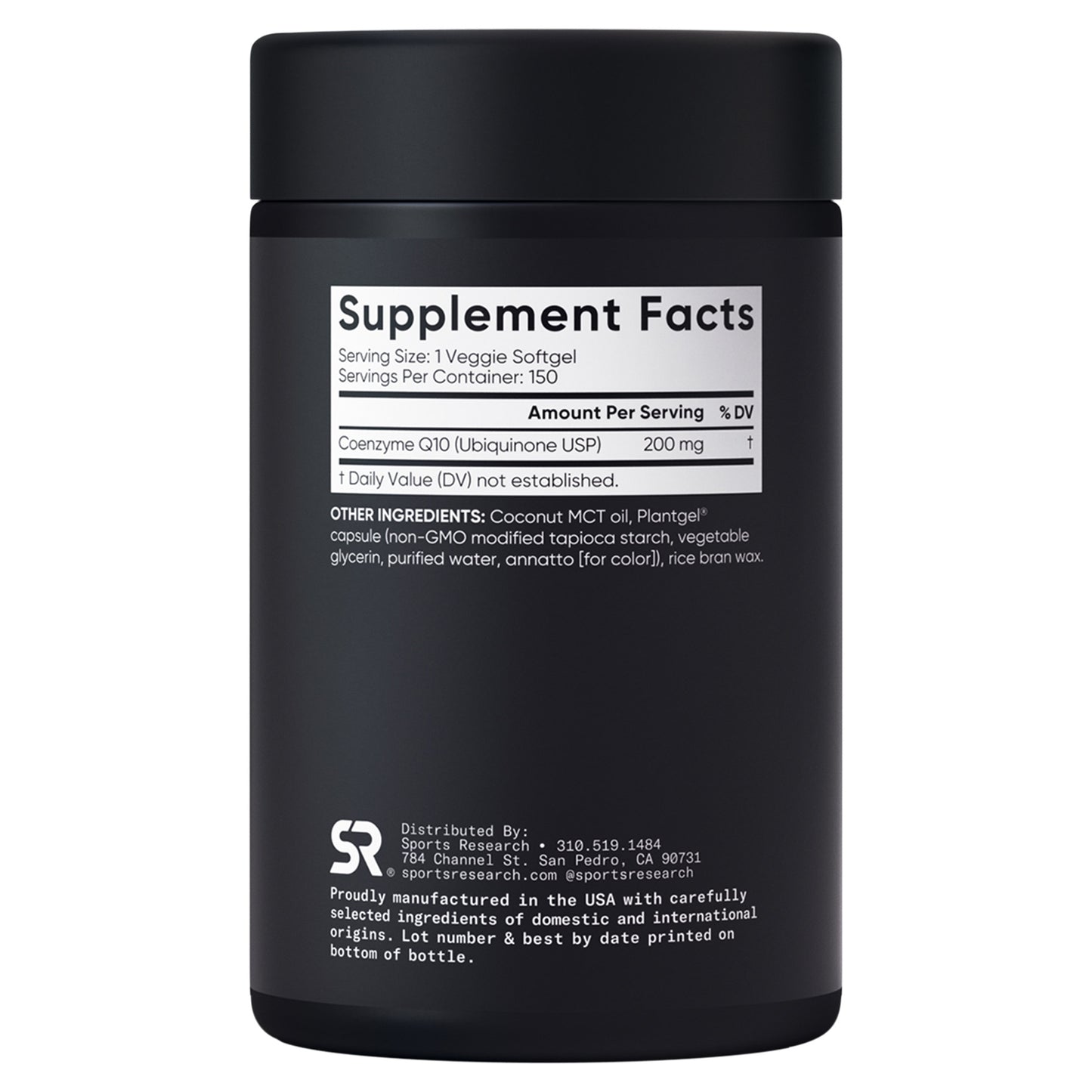 Sports Research Coq10 200Mg, 150Ct