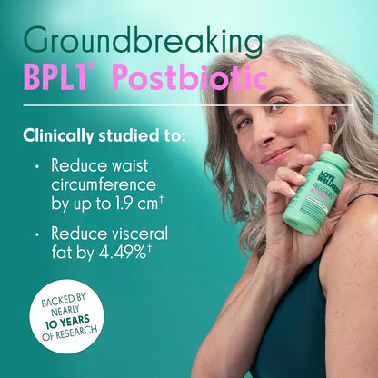 Hello Burn Activate | Support Visceral Fat Burn with BPL1® HT Postbiotic | Supports Healthy Waist Circumference, Longevity and Metabolic Wellness | 30 Count