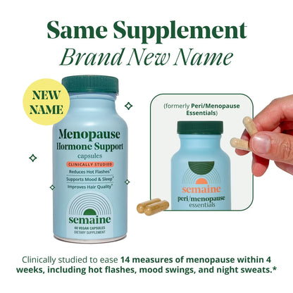 Menopause Essentials - Clinically Studied to Ease Hot Flashes - Bergamot & Olive Fruit Extract