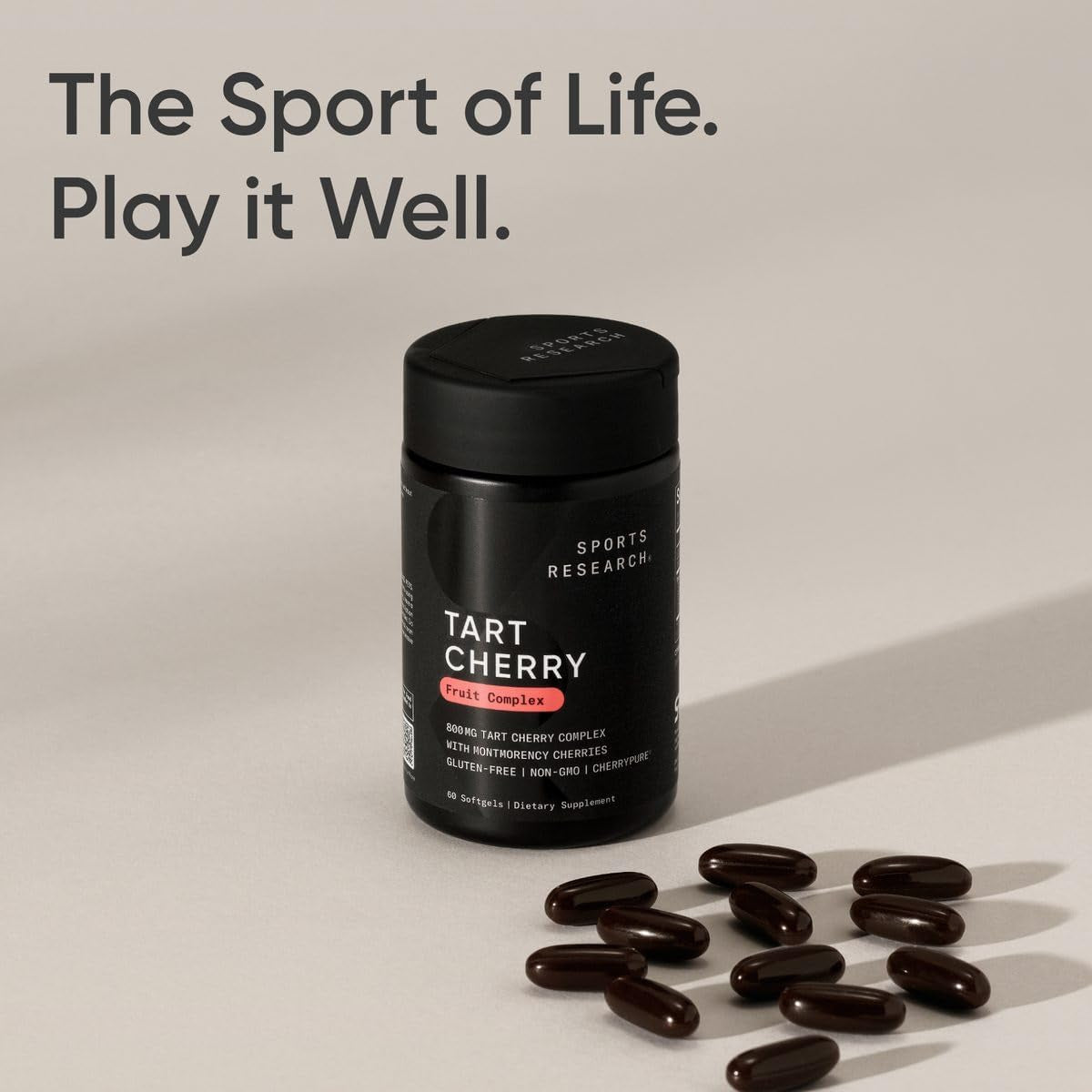Tart Cherry Capsules - Made from Montmorency Tart Cherries - Non-Gmo & Gluten Free - 60 Liquid Softgels
