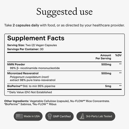 NMN + Resveratrol