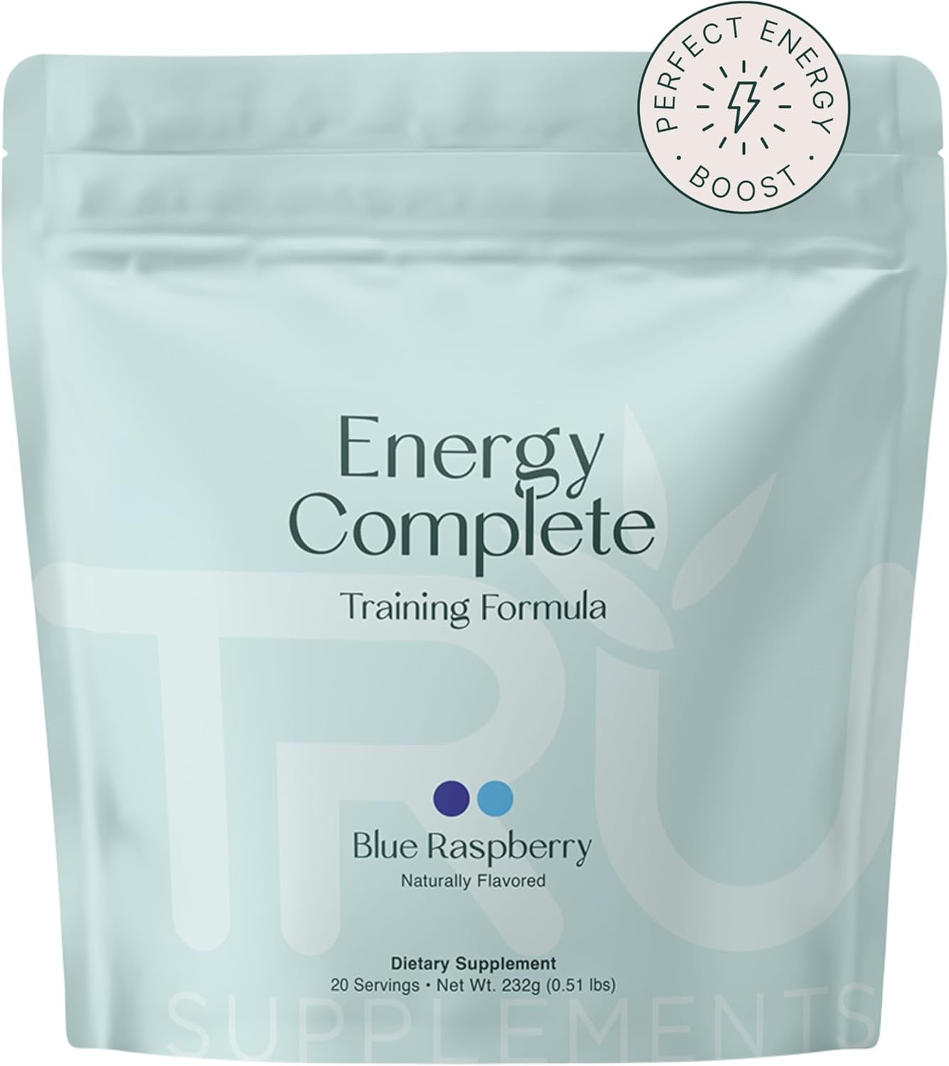 Supplements Energy, Pre Workout Training Formula, Vegan Friendly, No Jitters, Improve Workout Performance, Naturally Extracted Flavors, 20 Servings (Blue Raspberry)