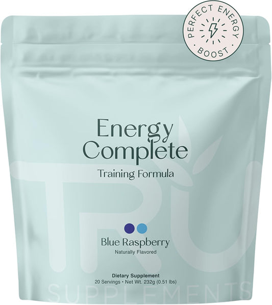 Supplements Energy, Pre Workout Training Formula, Vegan Friendly, No Jitters, Improve Workout Performance, Naturally Extracted Flavors, 20 Servings (Blue Raspberry)