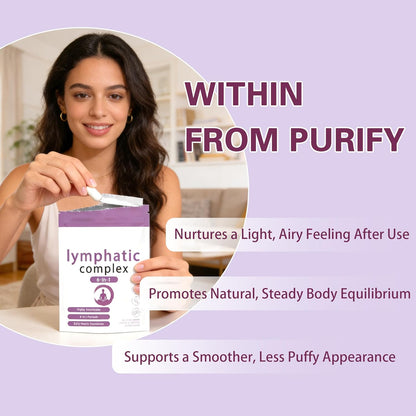 Lymphatic Complex 6-In-1 Capsules with Burdock, Dandelion & Kelp, Supports Digestion & Skin Vitality, Vegan, Non-Gmo, Gluten-Free, 90 Veggie Caps