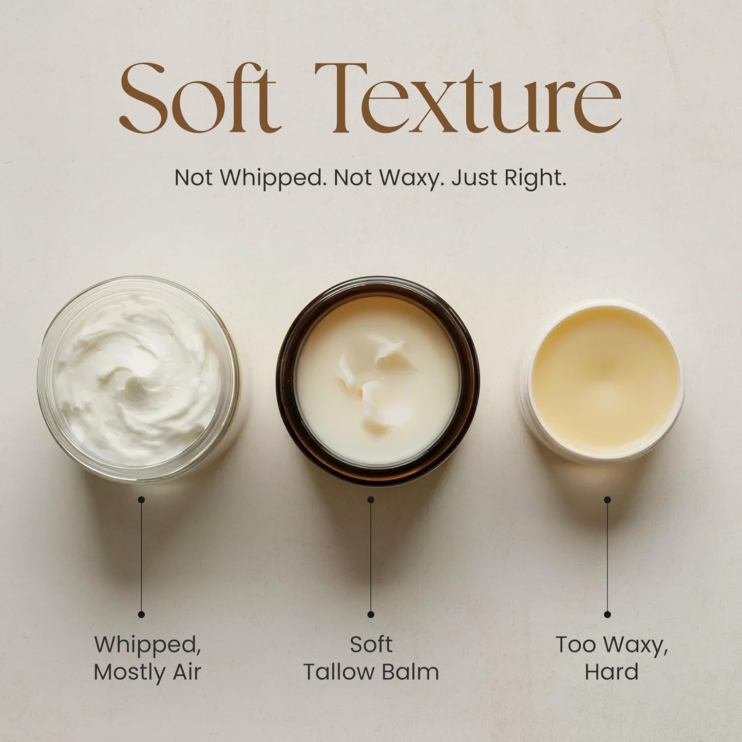 Beef Tallow for Skin - Tallow and Honey Balm for Face - Gift Ready - Tallow Face Moisturizer - Beef Tallow Moisturizer - Tallow Balm - Grass Fed Beef Tallow for Skin - Tallow Face Cream Lotion
