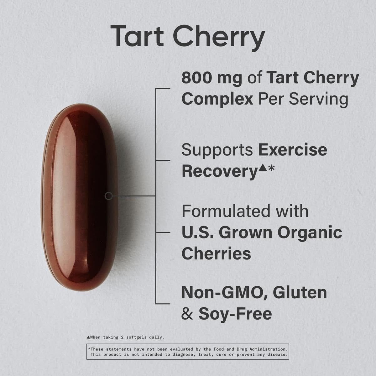Tart Cherry Capsules - Made from Montmorency Tart Cherries - Non-Gmo & Gluten Free - 60 Liquid Softgels