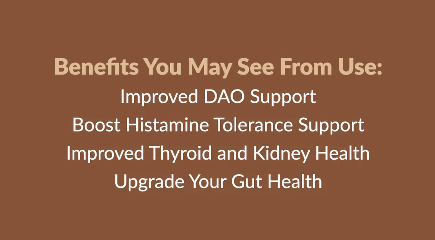 New Zealand Grass-Fed Beef Kidney Supplement — Natural DAO Enzyme for Histamine & Kidney Support