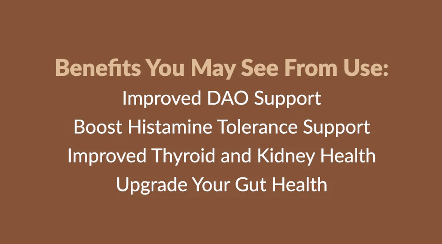New Zealand Grass-Fed Beef Kidney Supplement — Natural DAO Enzyme for Histamine & Kidney Support