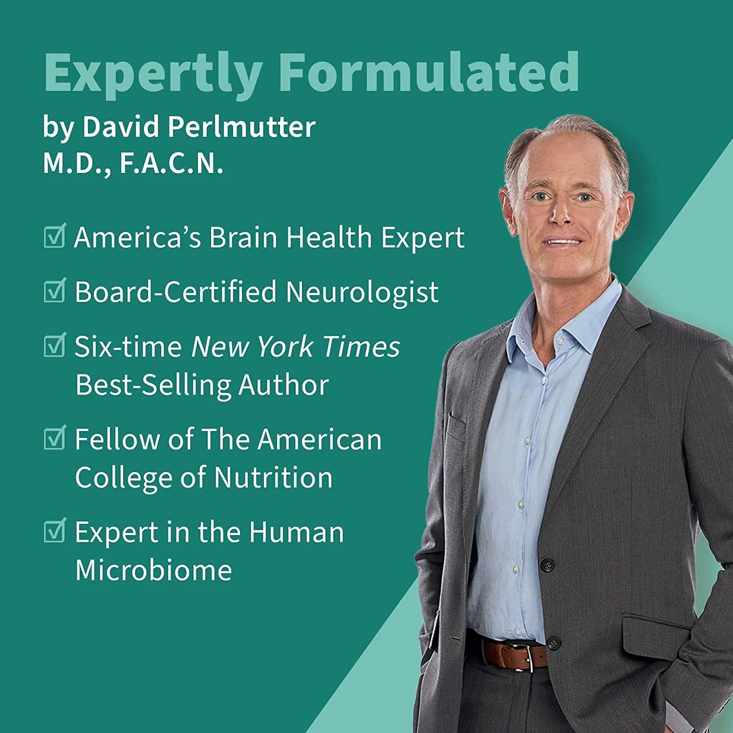 Dr Formulated Calm Daily 3-In-1 Complete Probiotics, Prebiotics & Postbiotics with Ashwagandha - PRE + PRO + POSTBIOTIC Supplement for Immune, Digestive & Mood Support - 30 Day Supply